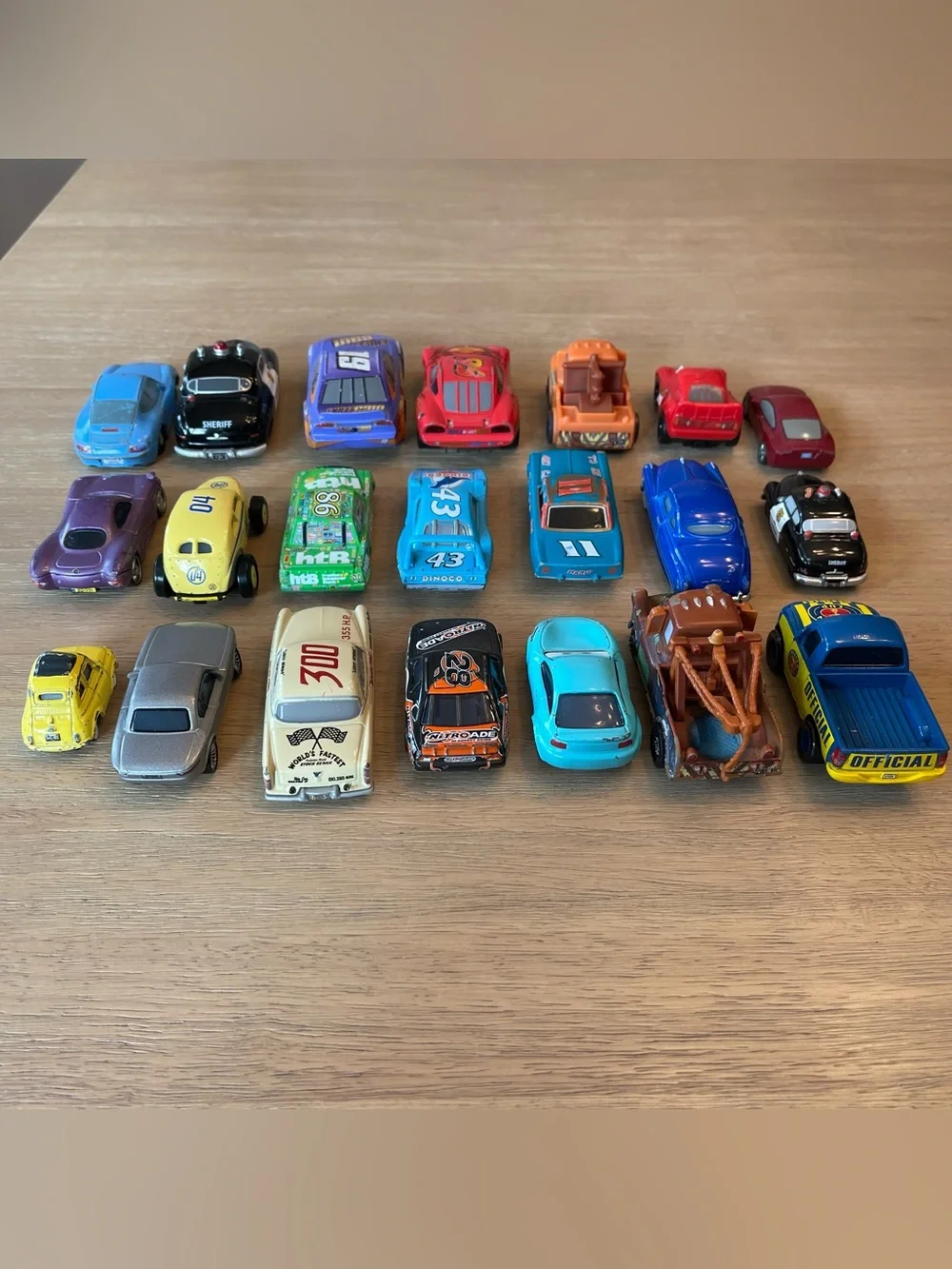 Disney Pixar Cars Mixed Lot of 21 Diecast & Plastic